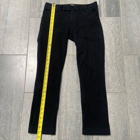 GAP Slim Cropped Two-Way Stretch Ankle Low-Rise Pants Black Size 0 - Picture 7 of 13